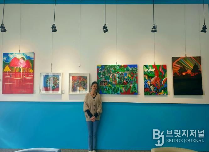 남부도서관은 '2월 문화수북데이'를 맞아 오는 26일까지 1층 갤러리에서 이령 작가의 그림 작품을전시한다