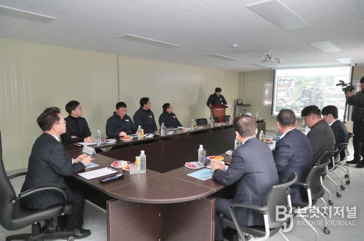 육동한 시장 공공하수처리시설 점검