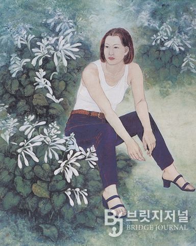 <울산광역시 미술대전> 제3회(1999) 대상 천태자_아름다워라 (한국화)
