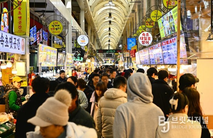 속초관광수산시장 전경