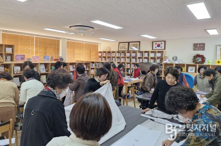 생활개선회 과제교육 모습