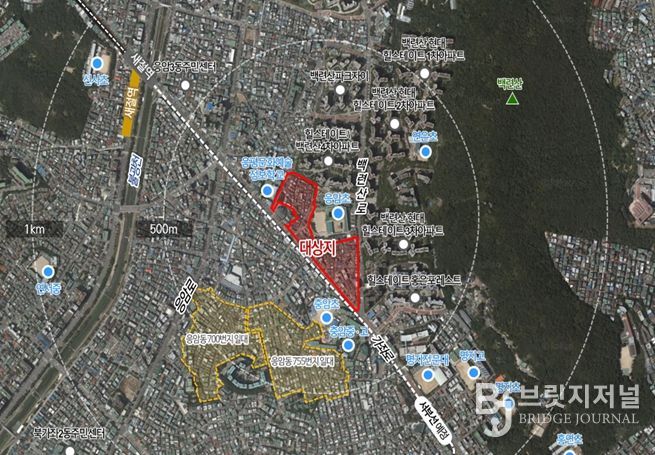위치도(서울시 은평구 응암동 675번지 일대)