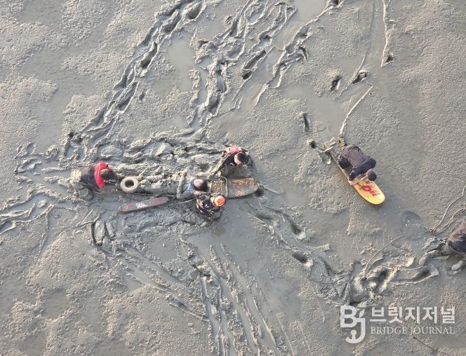 서천 동백대교 투신자 극적 구조