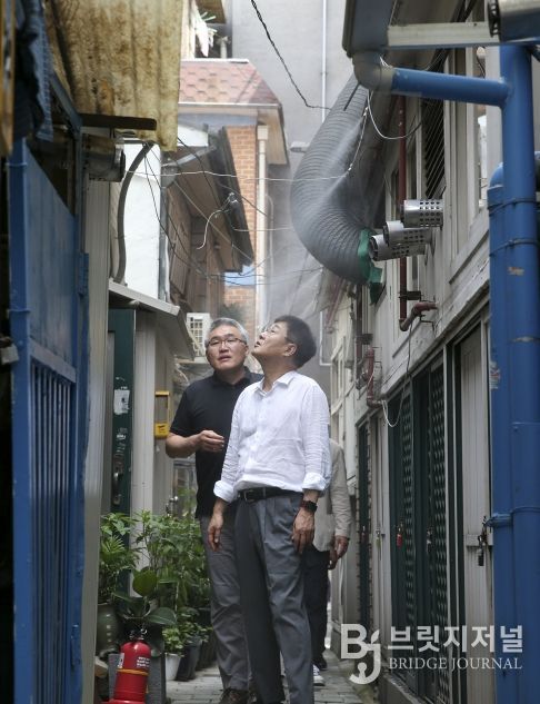 돈의동 쪽방 현장방문