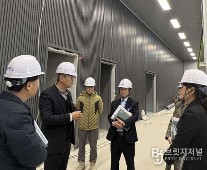 영광군, 미래농업자원육성센터 리모델링 공사 현장 점검