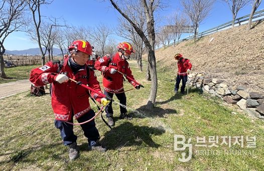 김해시, 산림재난대응단 안전교육