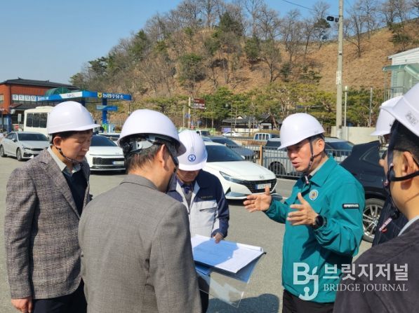 충청광역연합의회 초광역건설환경위원회 현장방문