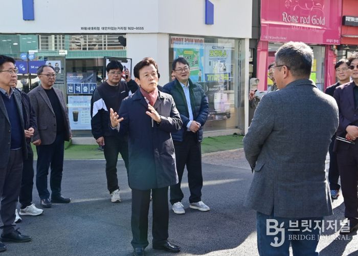 진주시, 원도심 활성화 위한 현장 점검 나서