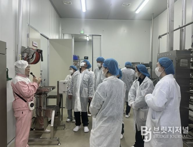 농산물 가공 교육 진행 모습