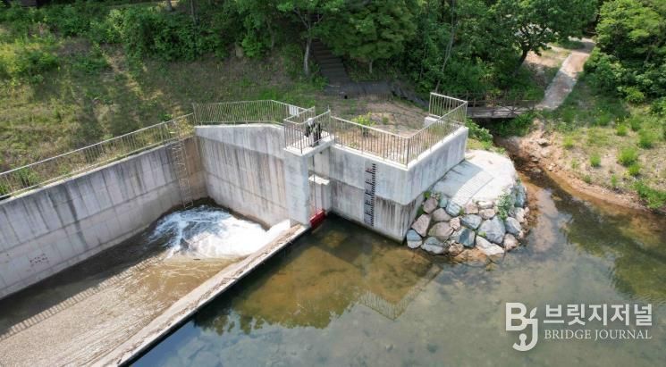 저수지 안전점검 사진