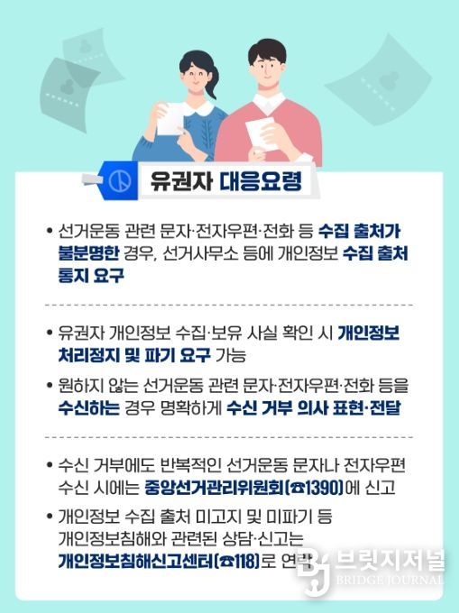 유권자(정보주체) 대응요령 카드뉴스