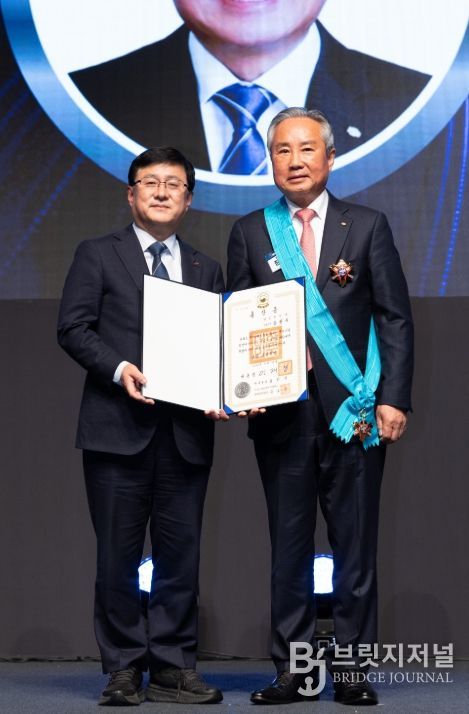 장현우 제2대 압량명예면장,‘전기의 날’금탑산업훈장 수훈