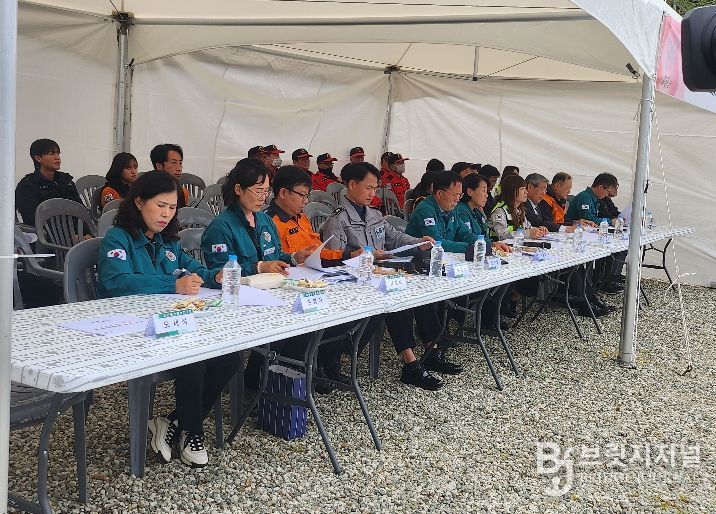 함안군, 2026 산사태취약지역 군, 읍면 합동 주민대피훈련 실시_합동주민대피훈련