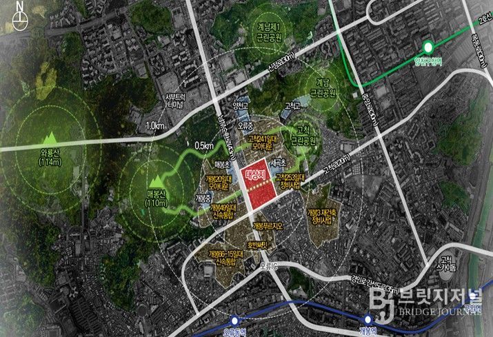 위치도 (구로구 개봉동 120-1일대)