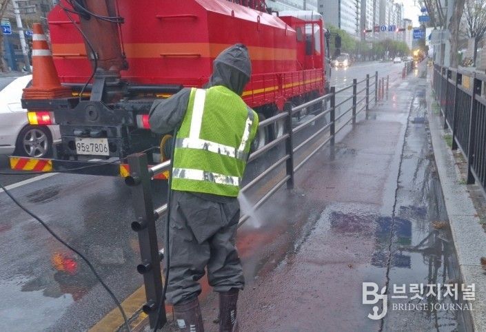 고양시 일산서구, 고양국제꽃박람회 대비 주요 도로 세척 실시