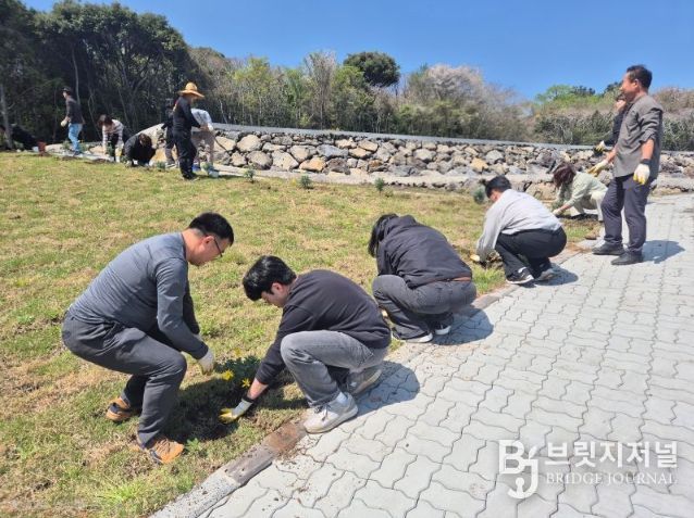 복지위생국 소통공감의 날 나무심기